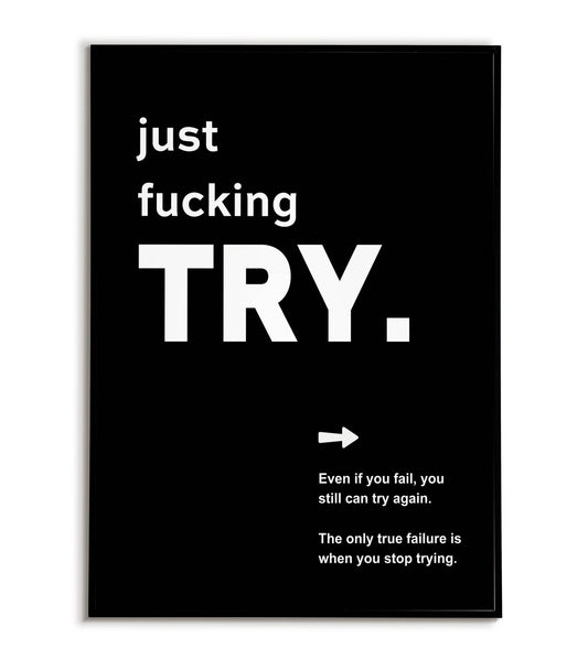 Just fu*king try.