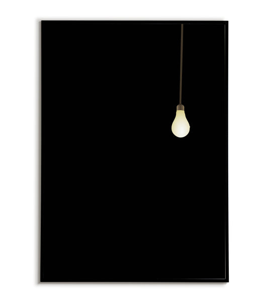 Light in the Dark - Printable Wall Art / Poster. Download this design to enhance your space.