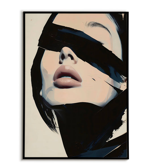 Minimalist Woman - Printable Wall Art / Poster. Download this design to enhance your space.