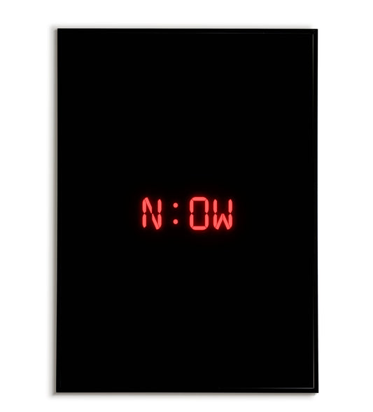 N:OW - Printable Wall Art / Poster. Download this design to enhance your space.