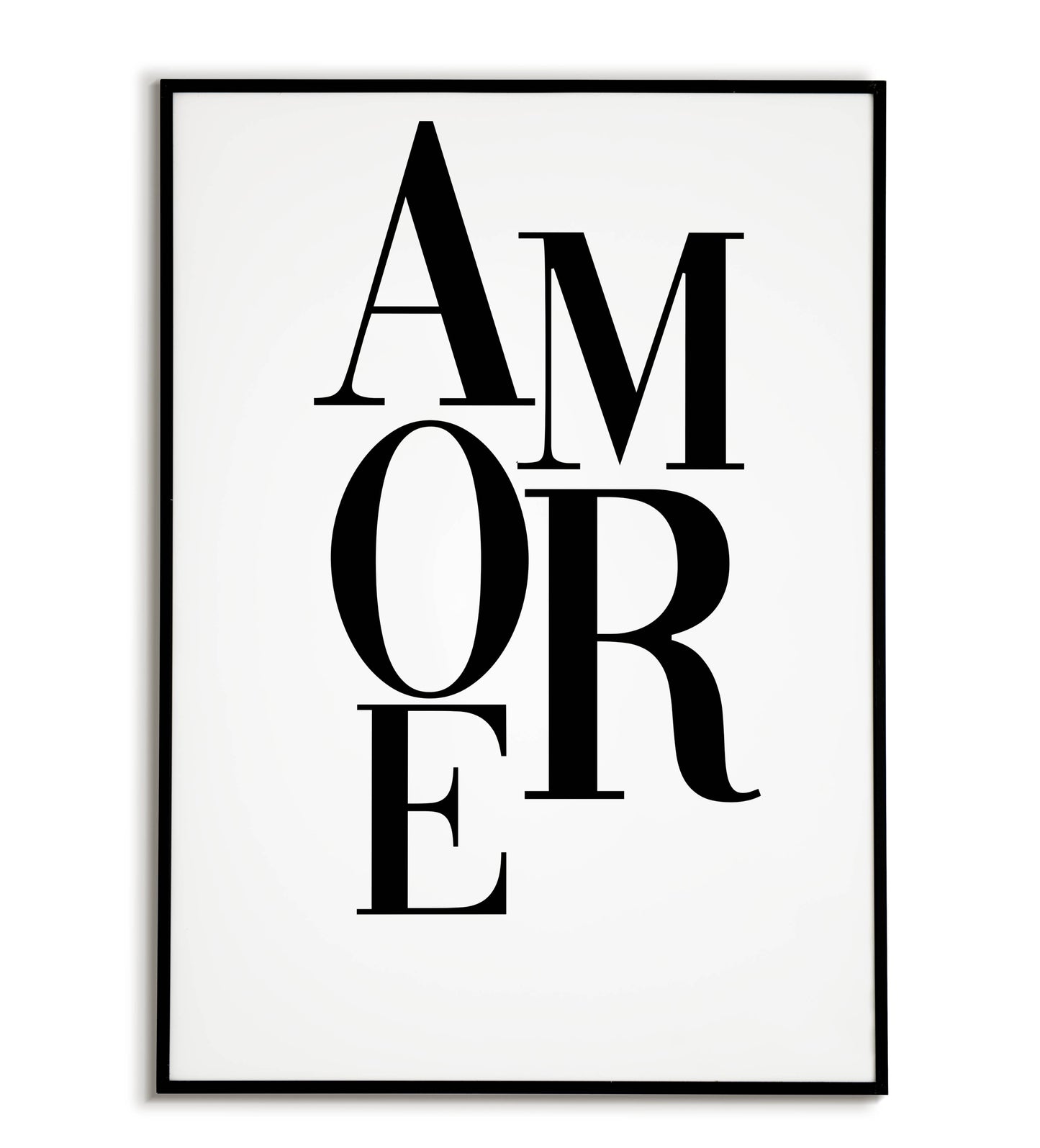 Romantic "Amore" printable poster, add a touch of love to your living space.