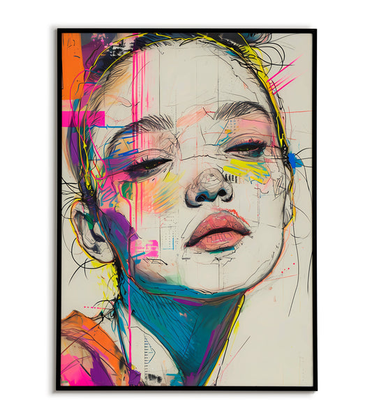 Color Pencil of a Model