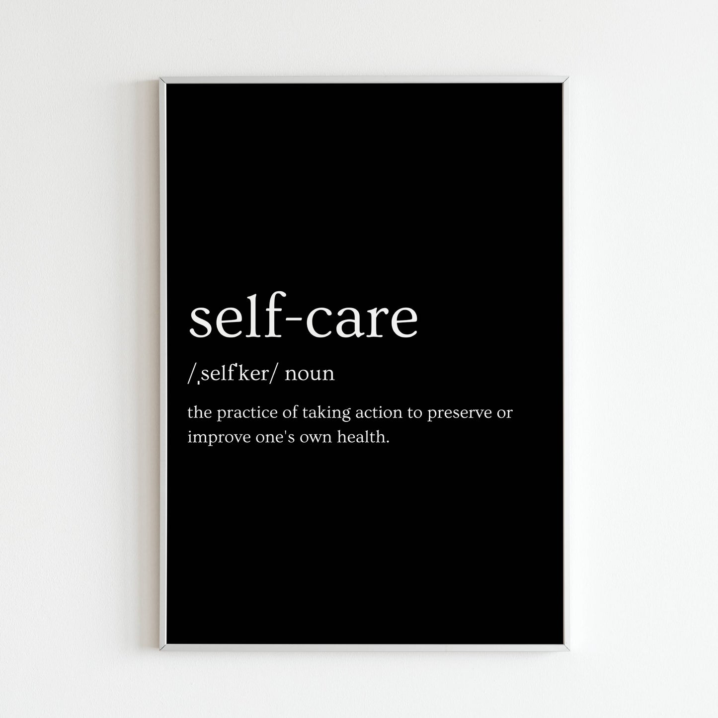 Self-care