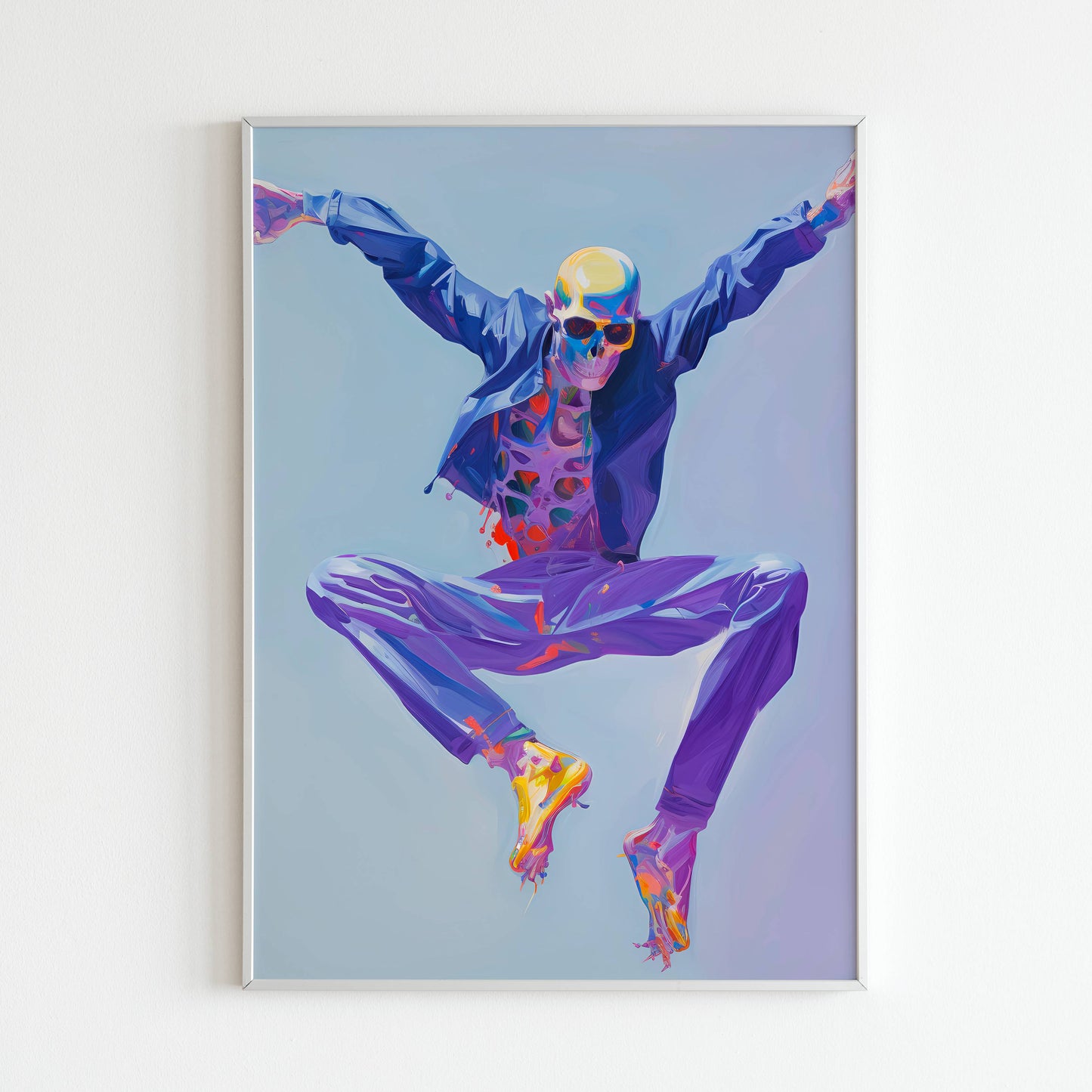 Skeleton Breakdancing