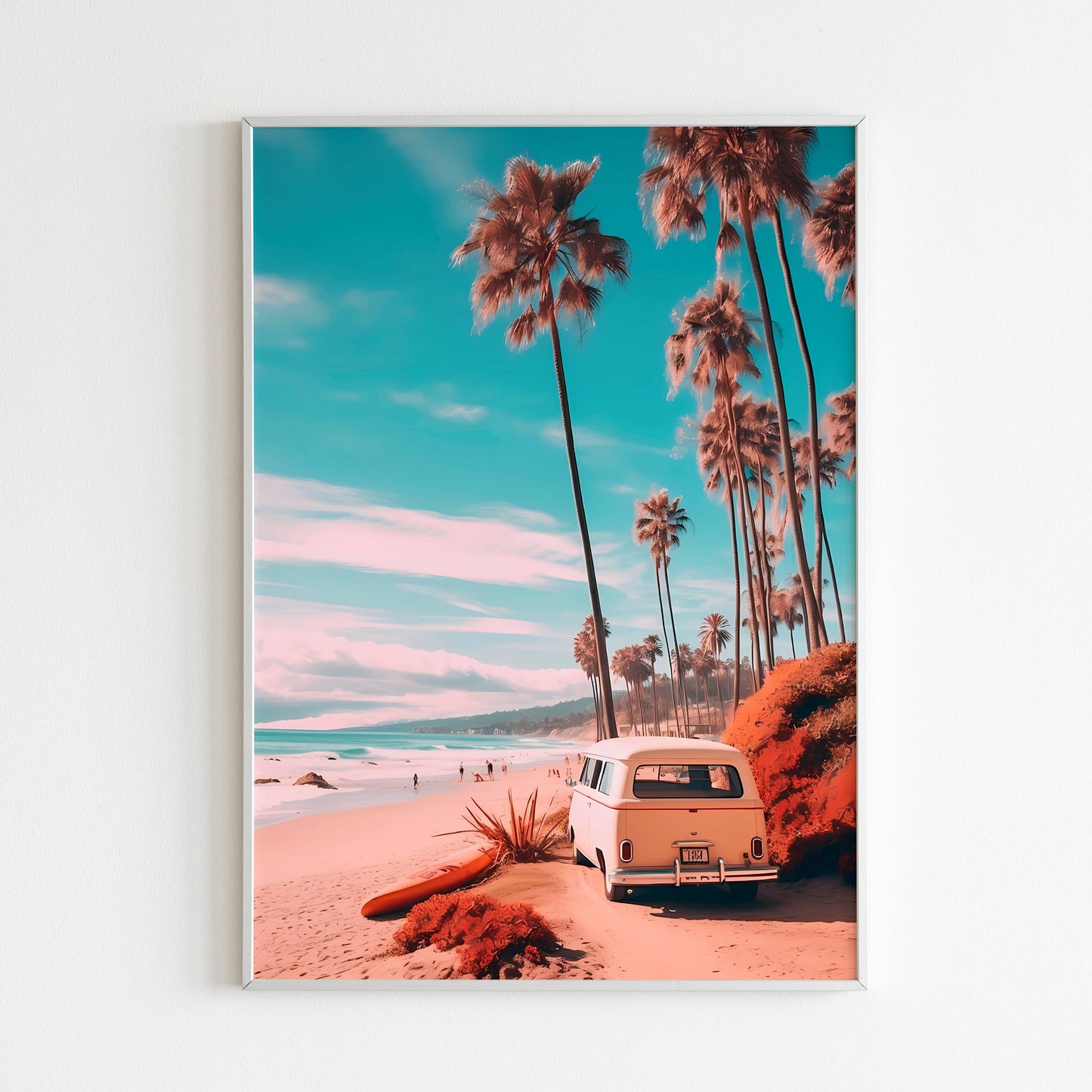 Bus by the beach