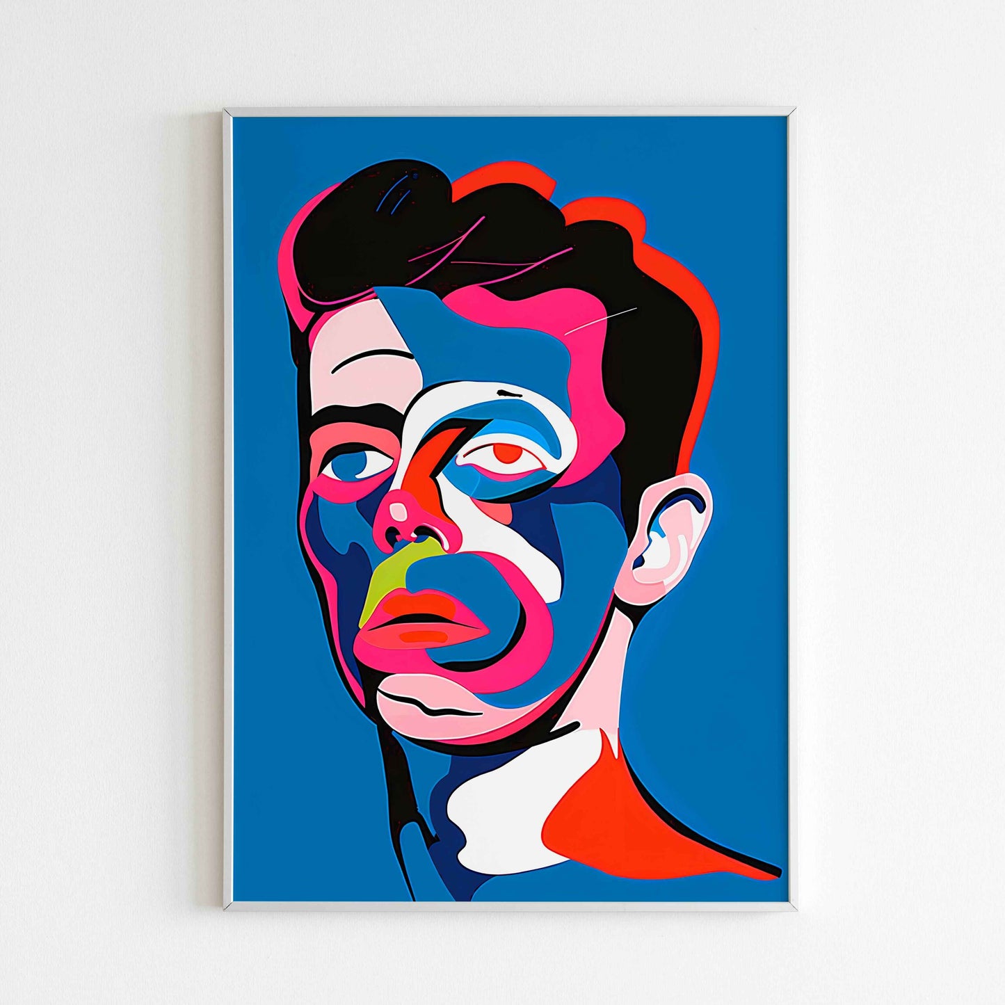 Downloadable Electric Expression abstract art print for a unique touch to your walls