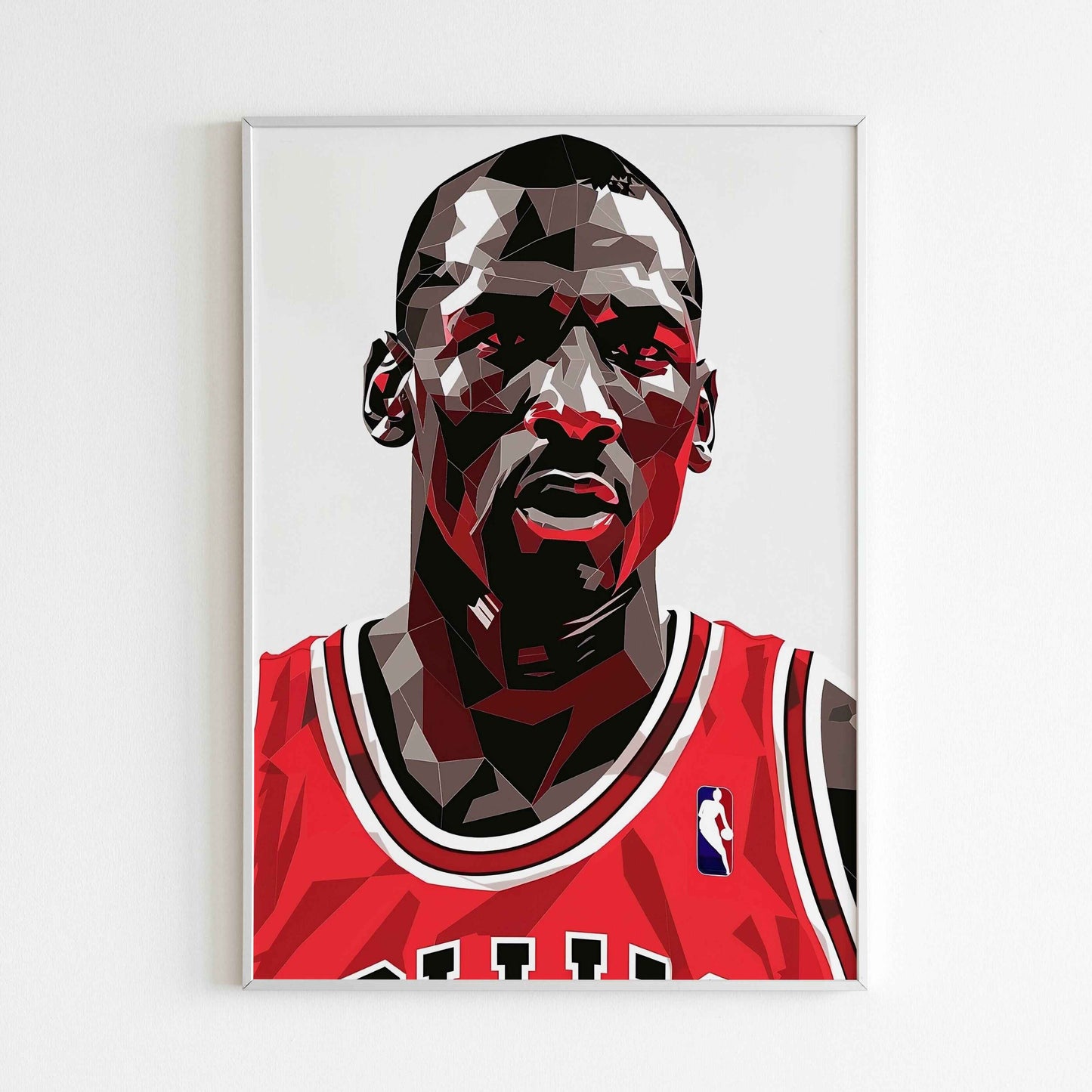 Downloadable Jordan's Stare abstract art print for a unique touch to your walls.