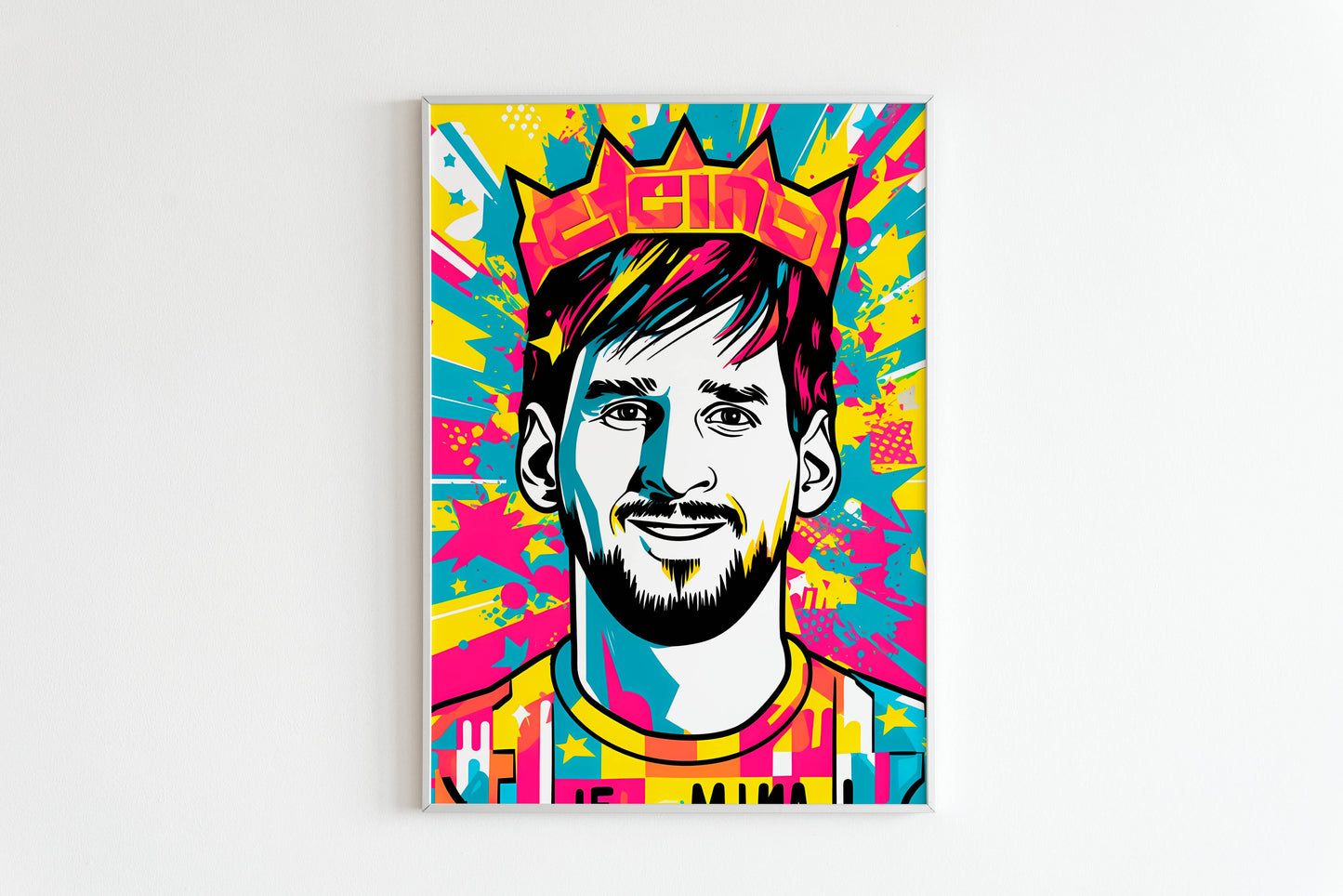 Messi The Goat - Matte Poster