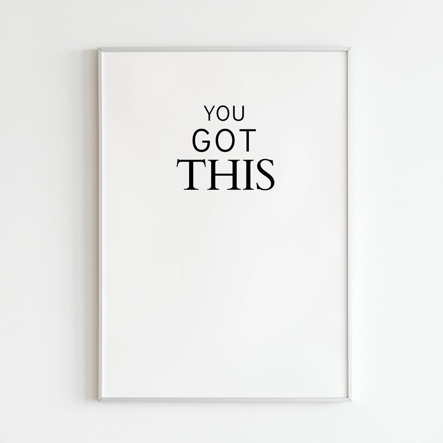 You got this