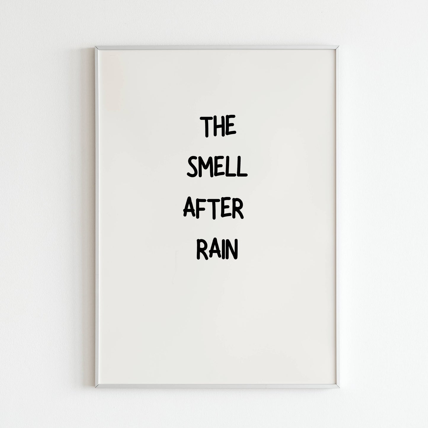 Downloadable "The smell after rain" art print, bring the calming and refreshing essence of nature into your space.