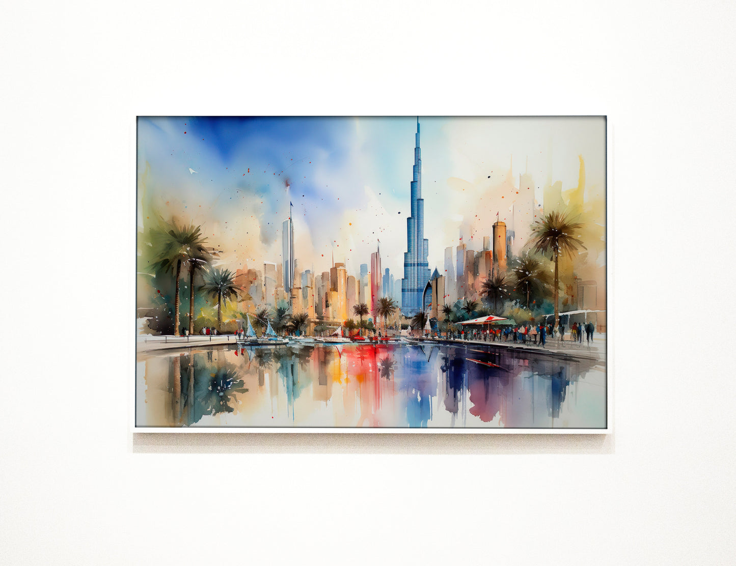 Watercolor painting or Watercolor prints - Front angle