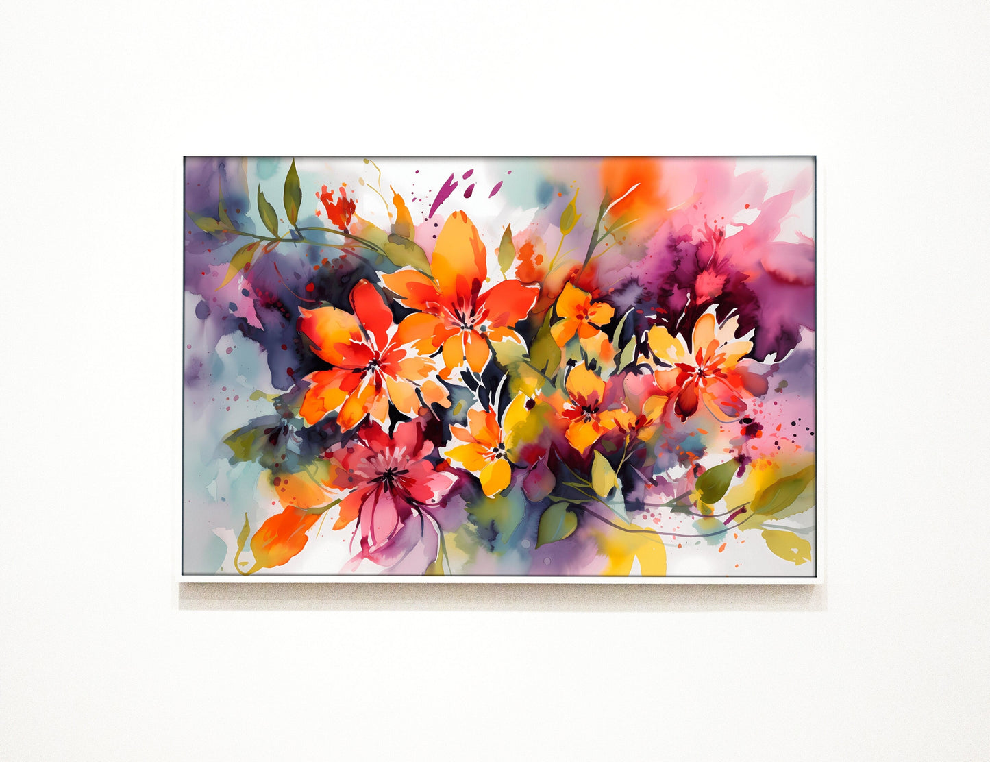 Watercolor painting or Watercolor prints - Front angle