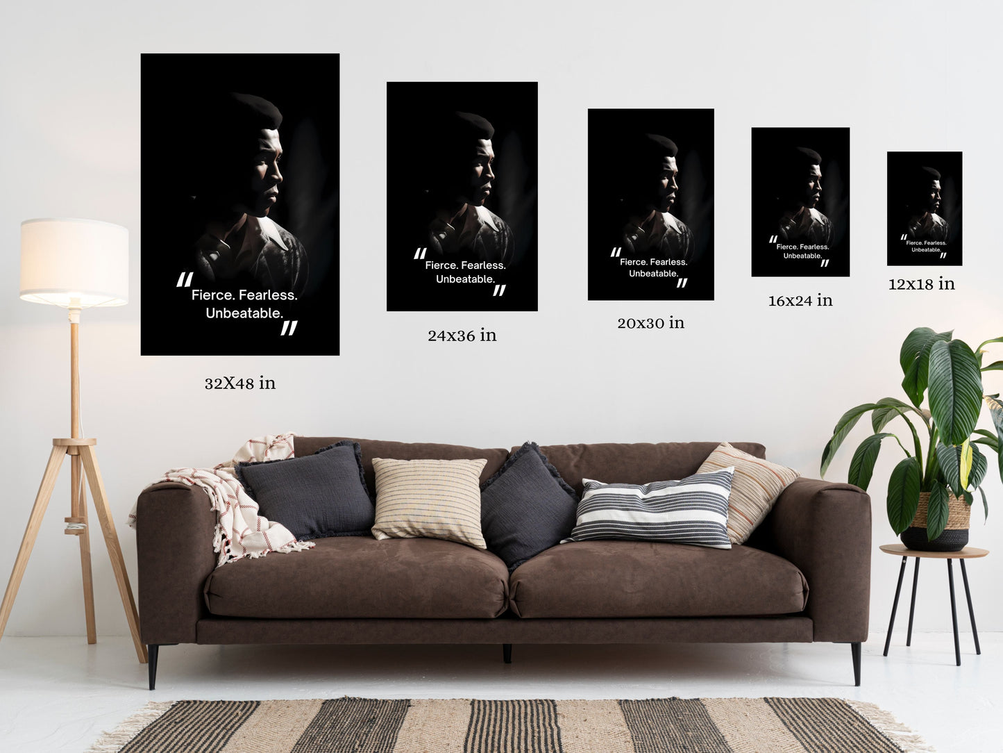 Muhammad Ali - Matte Canvas