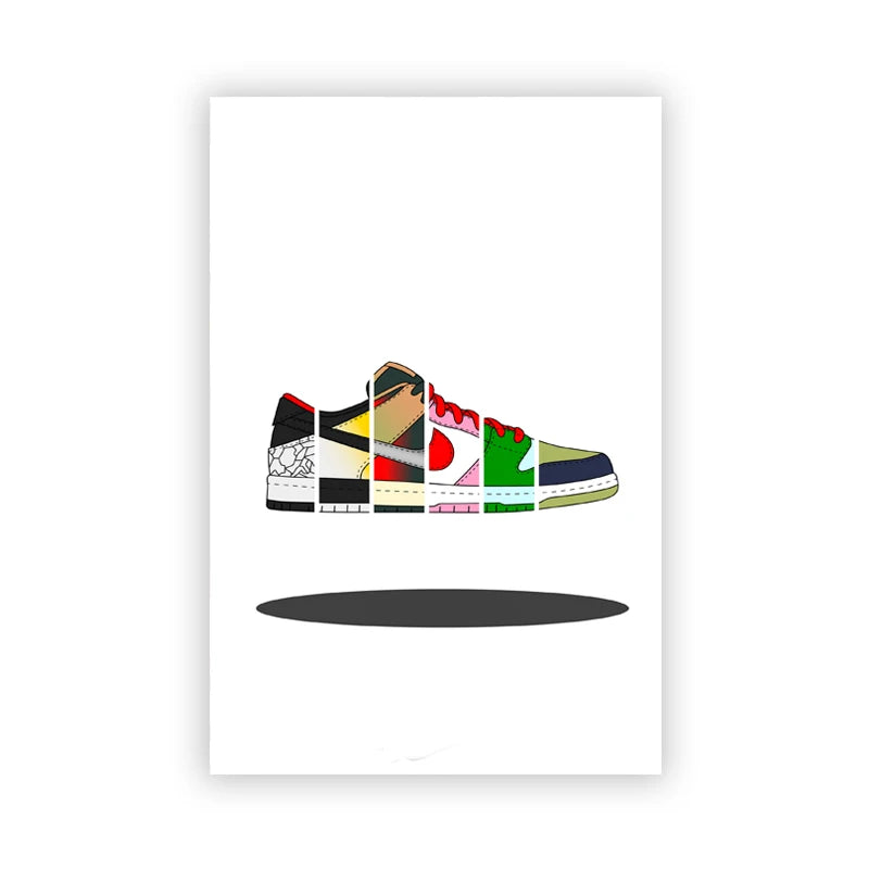 Sneaker Box Wall Art Poster