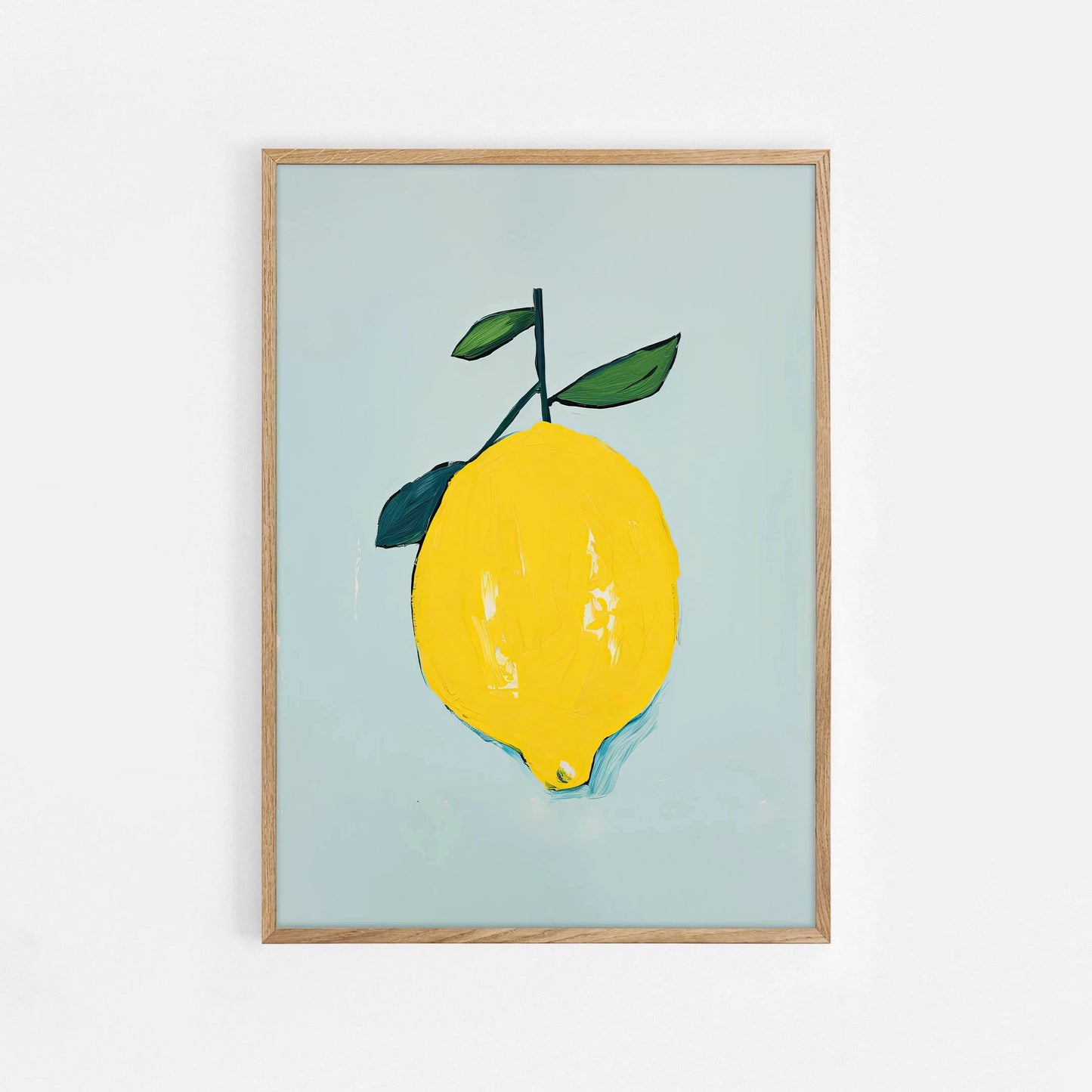 Maximalist Abstract Fruit Wall Art Print