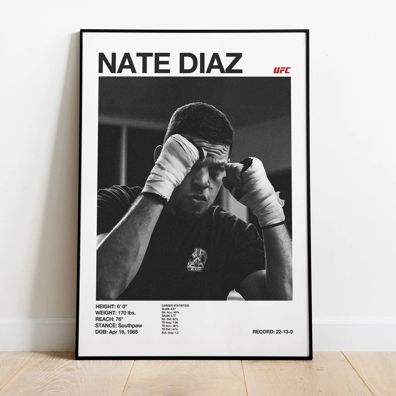 Black And White UFC Posters