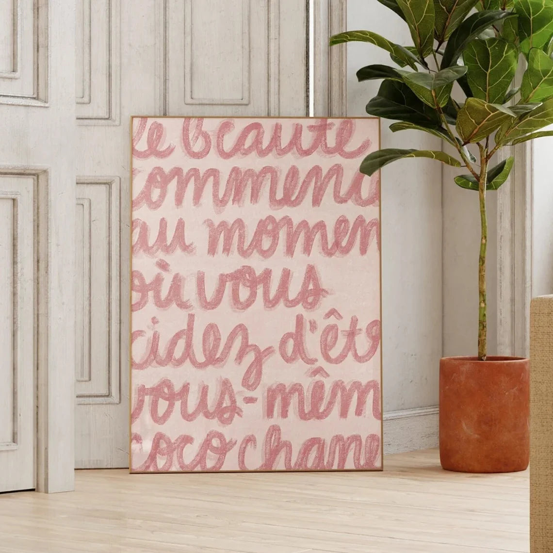 Preppy Typography Posters