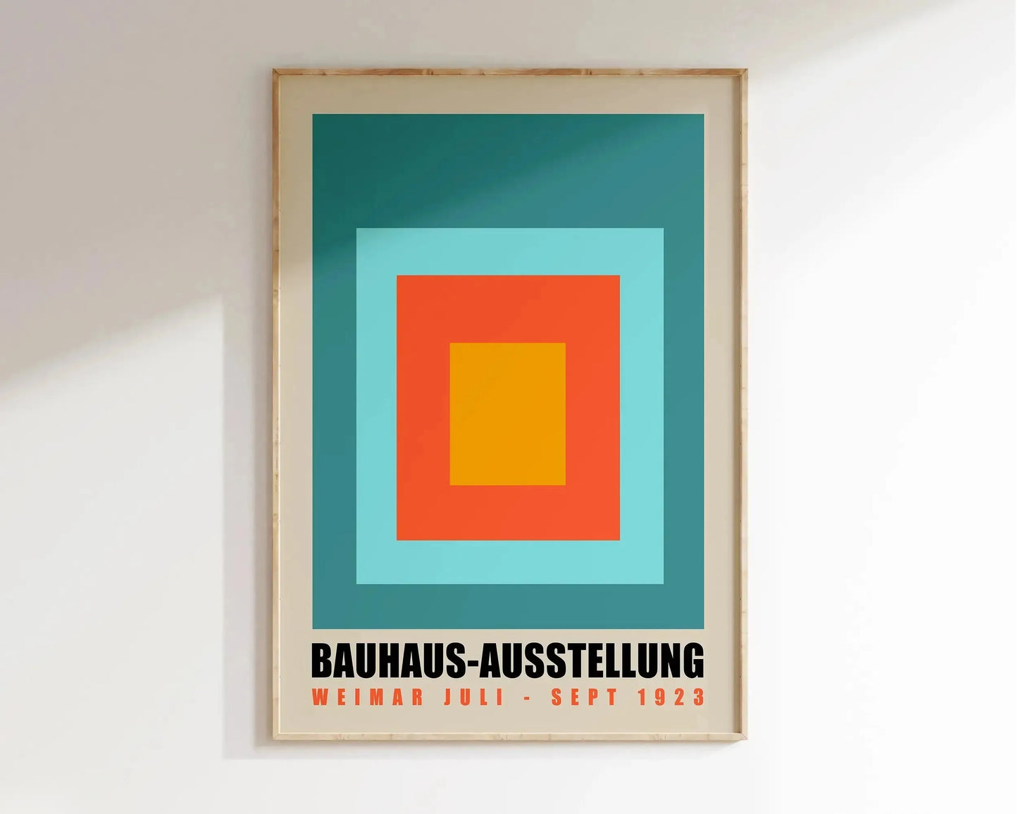 Modernist Bauhaus Geometric Poster