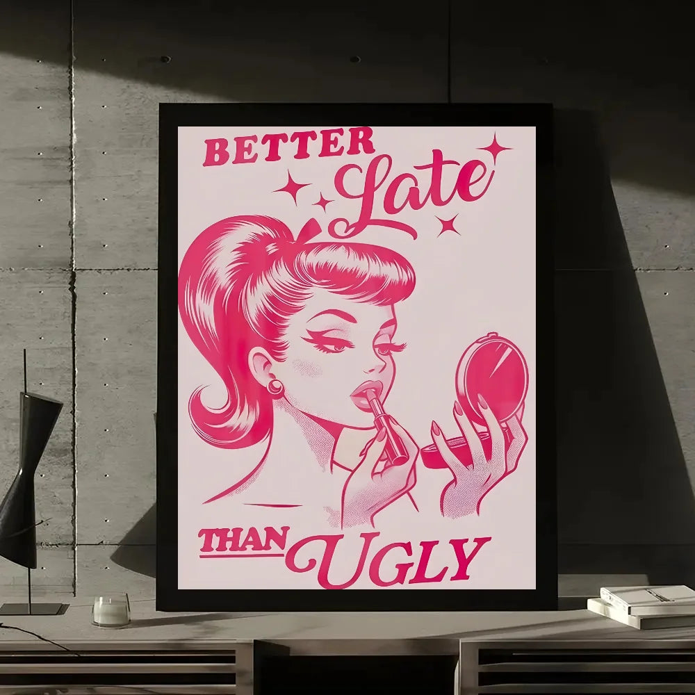Pink Preppy Poster