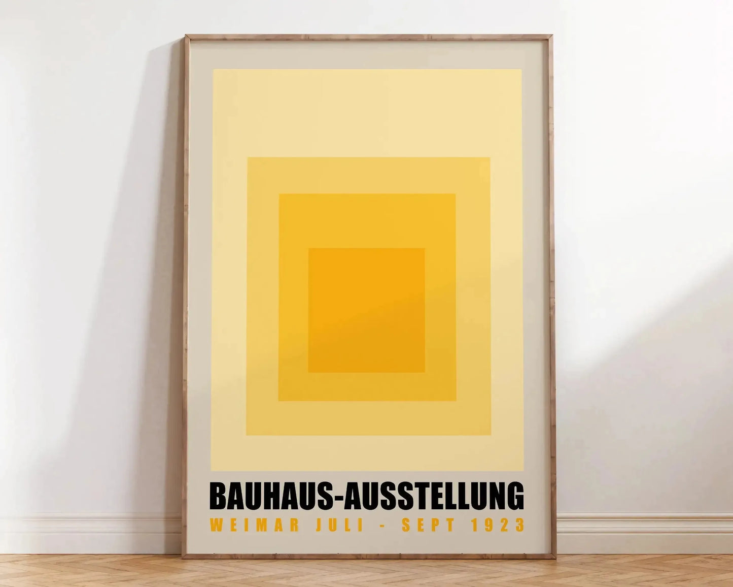 Modernist Bauhaus Geometric Poster