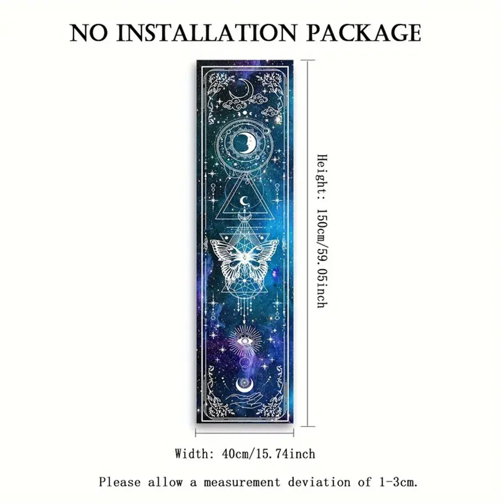 Gothic Witchy Sun & Moon Vertical Tapestry