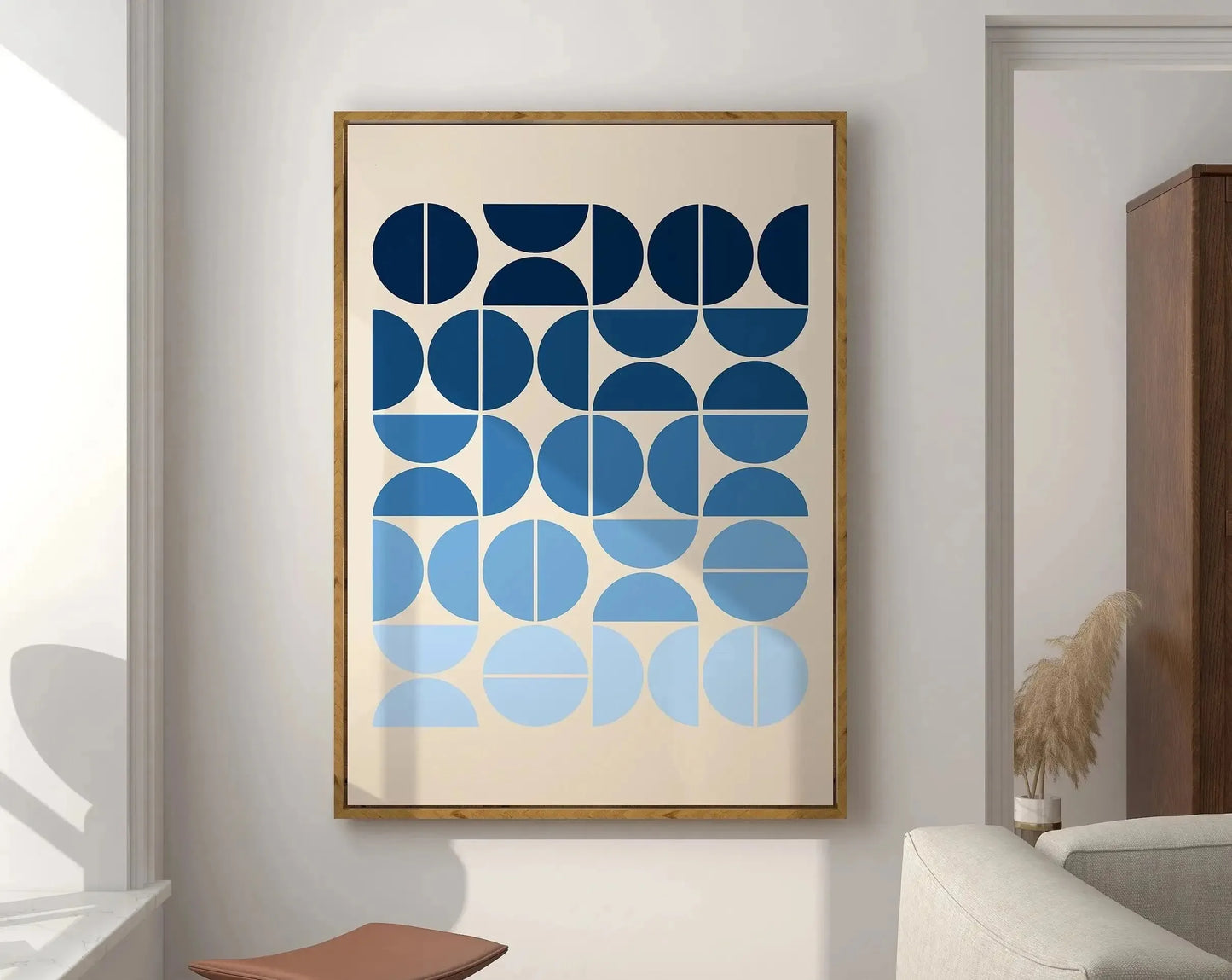Modernist Bauhaus Geometric Poster