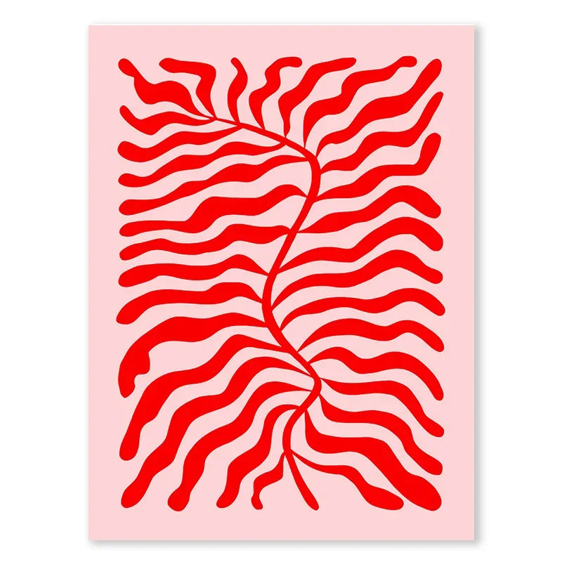 Matisse Abstract Canvas Poster