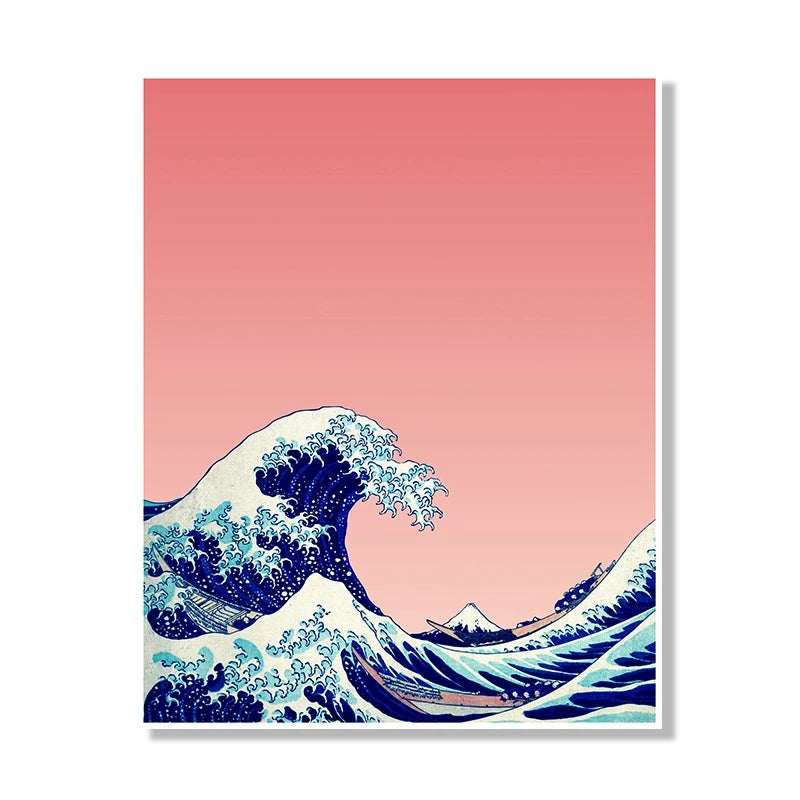 Red Crane Hokusai Eclectic Gallery Poster