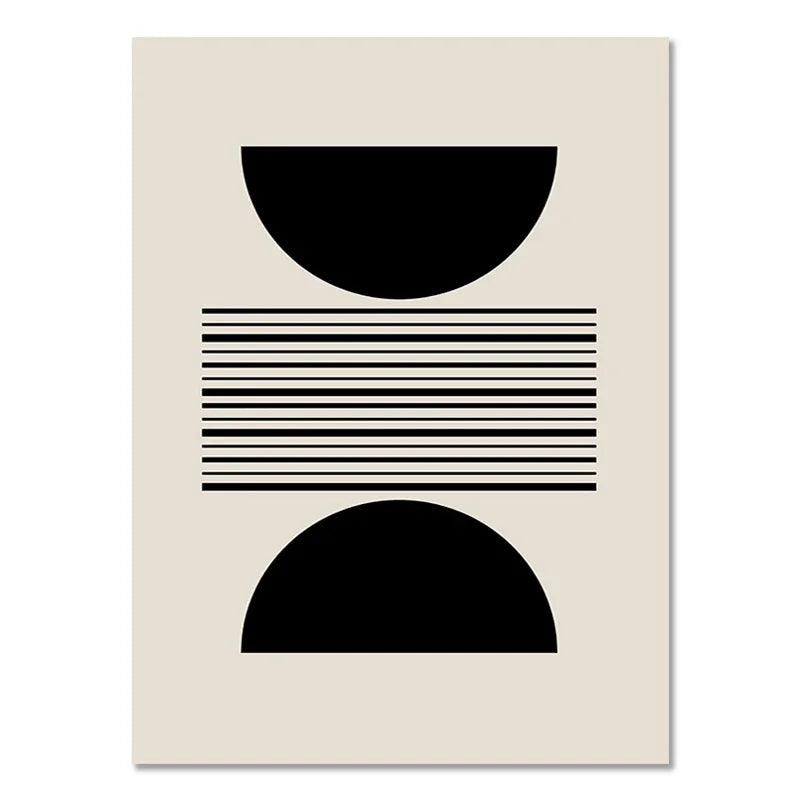 Abstract Boho Geometric Line Posters