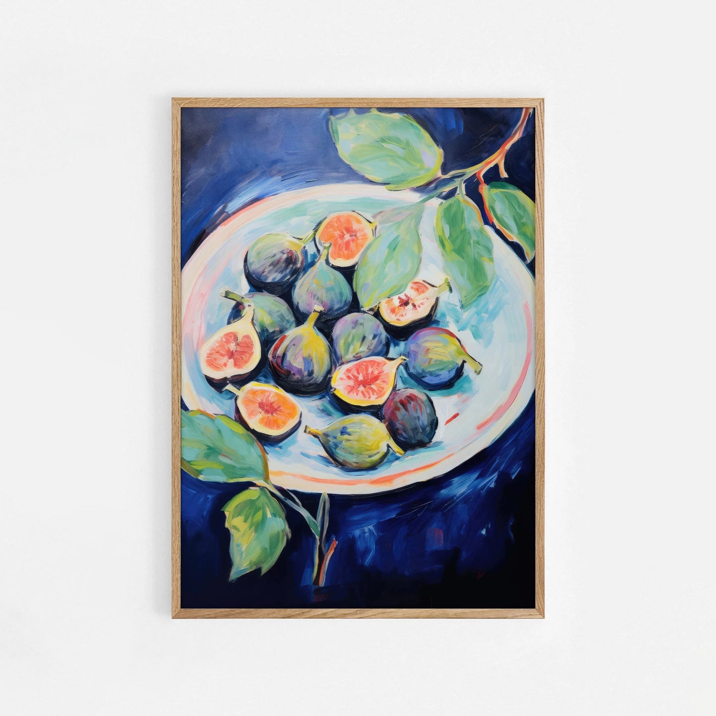 Maximalist Abstract Fruit Wall Art Print