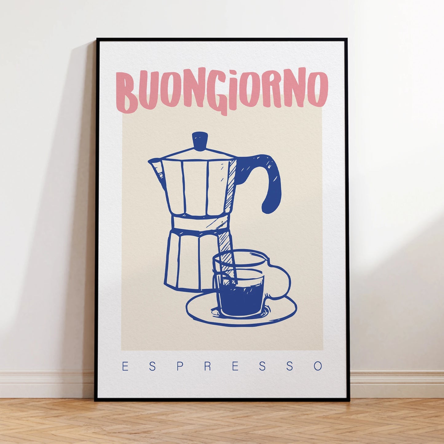 Retro Vintage Chic Coffee Espresso