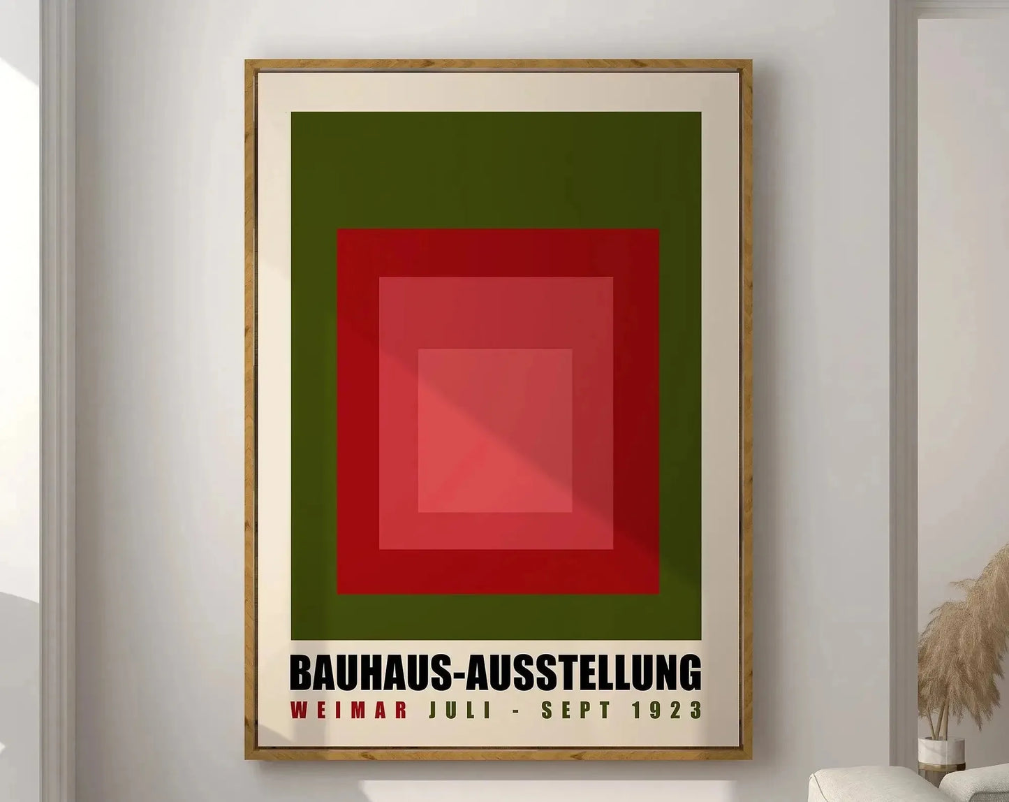 Modernist Bauhaus Geometric Poster