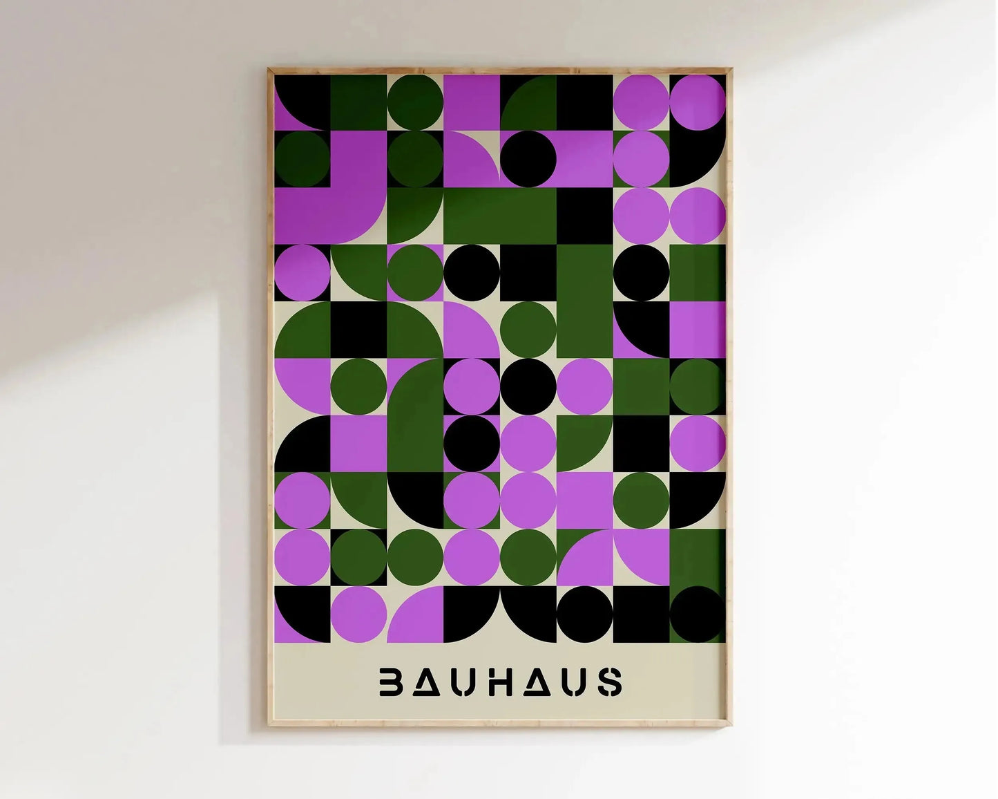 Modernist Bauhaus Geometric Poster