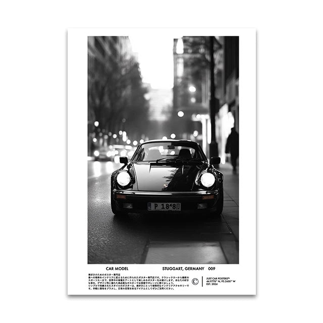 Supercar Canvas Wall Art Print