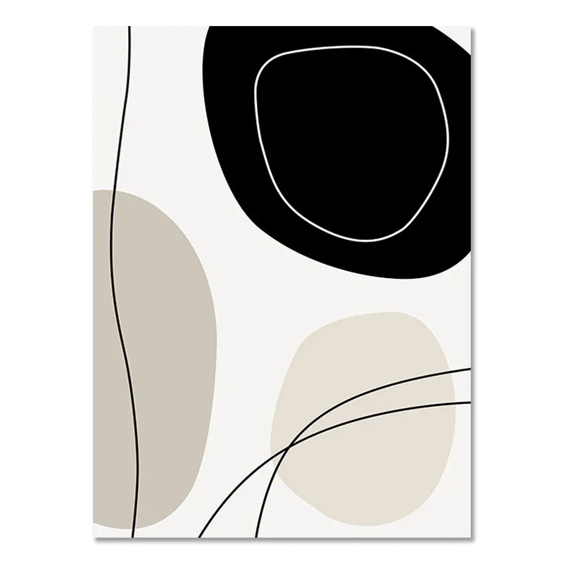 Abstract Boho Geometric Line Posters