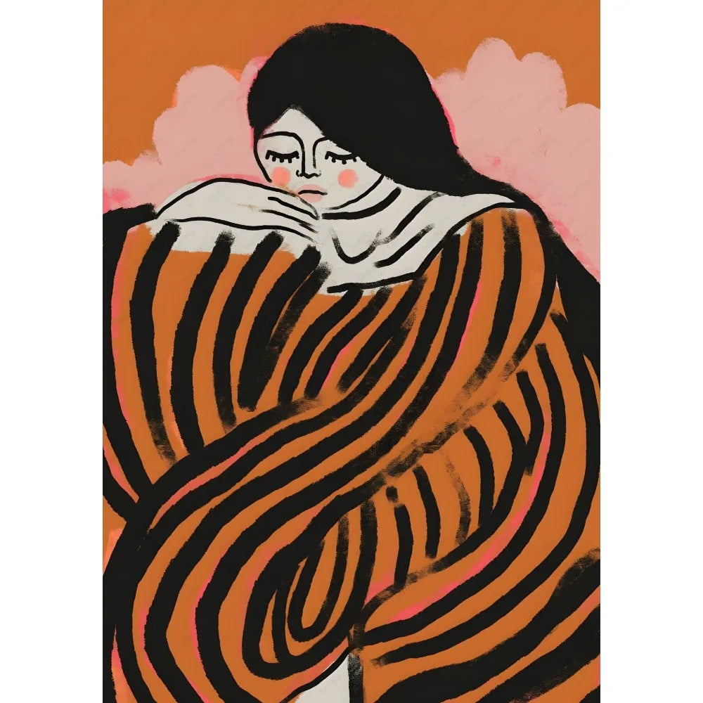 Abstract Woman Art Modern Poster