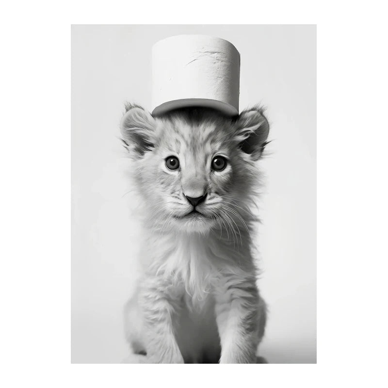 Cute Animals Wall Art Poster