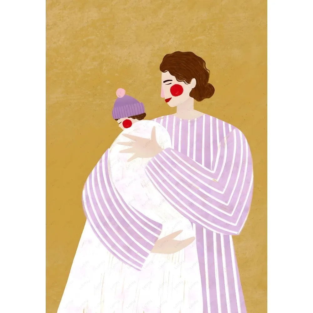 Abstract Woman Art Modern Poster