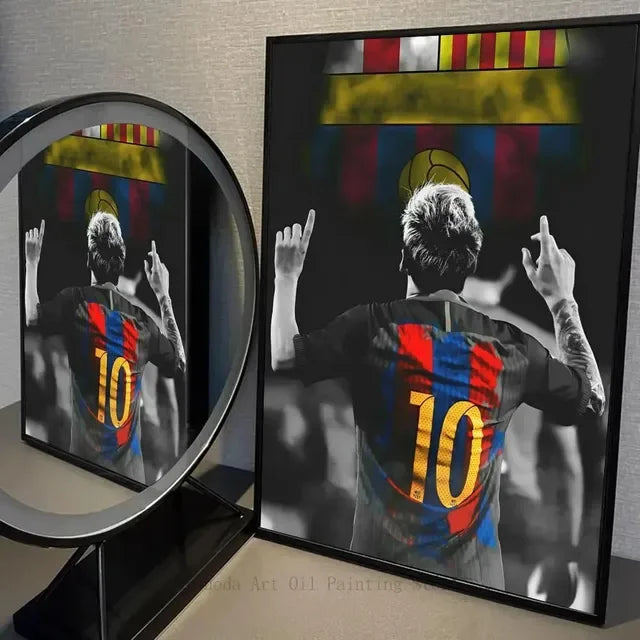 Lionel Messi Football Star Poster