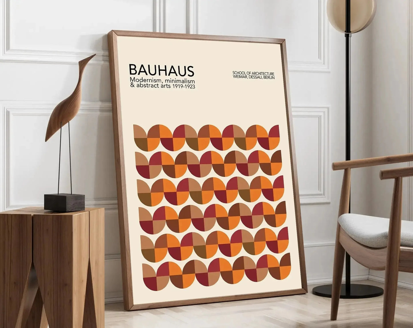 Modernist Bauhaus Geometric Poster
