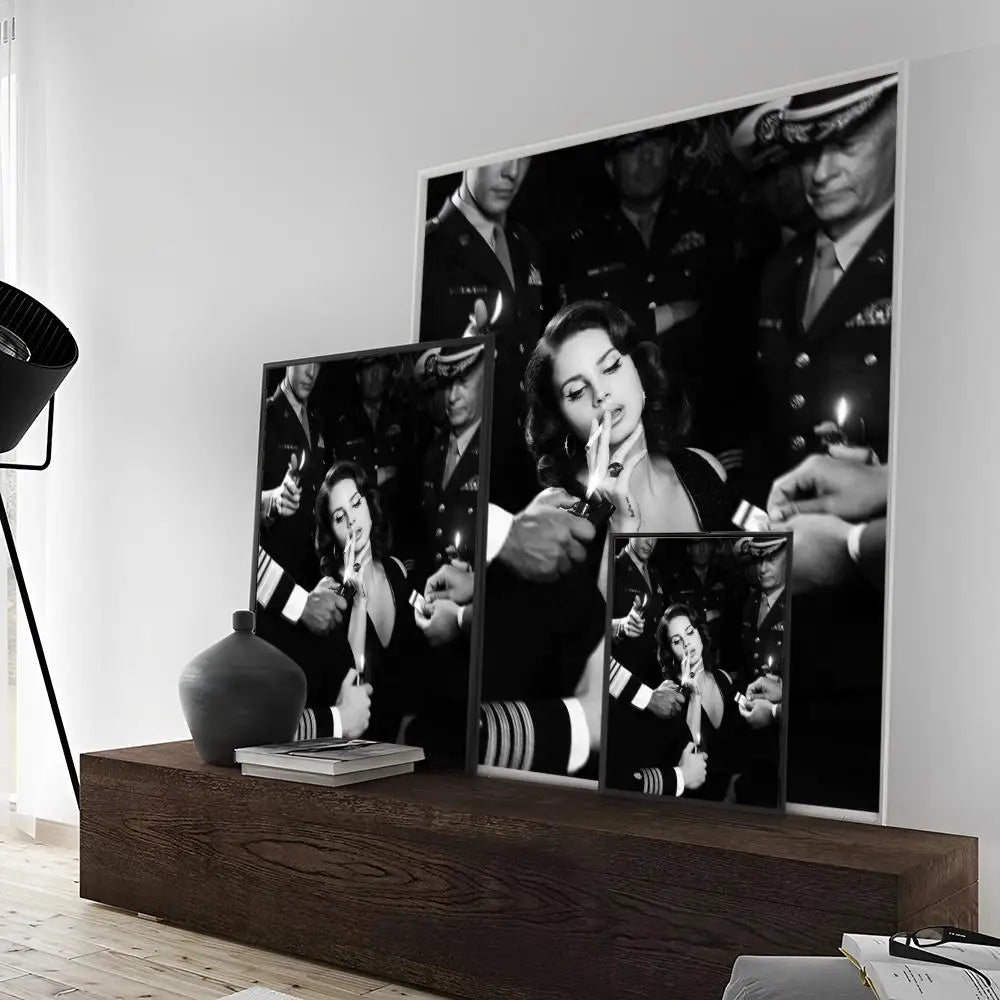 Colorful Lana Del Rey Lust for Life retro anime wall decoration