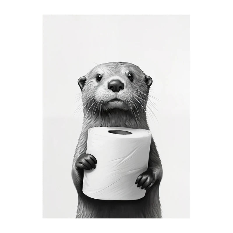 Cute Animals Wall Art Poster