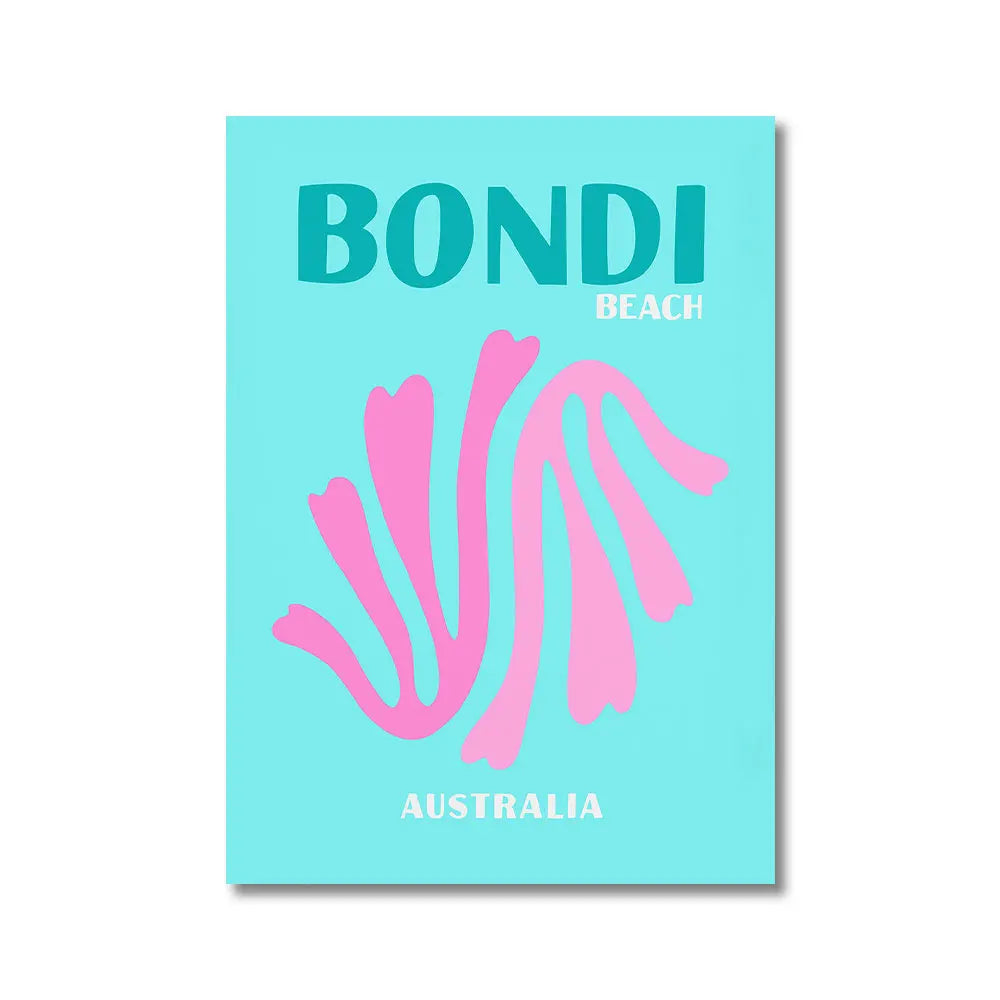 Modern Maximalist Scenic Travel Print Poster