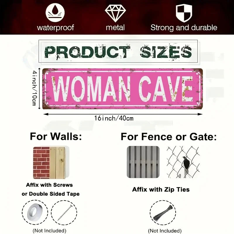 Funny Women Cave Swiftie ST Vintage Metal Aluminium Signs Retro Signs For Bar Club Man Cave Home Room Kitchen Wall Art Decor