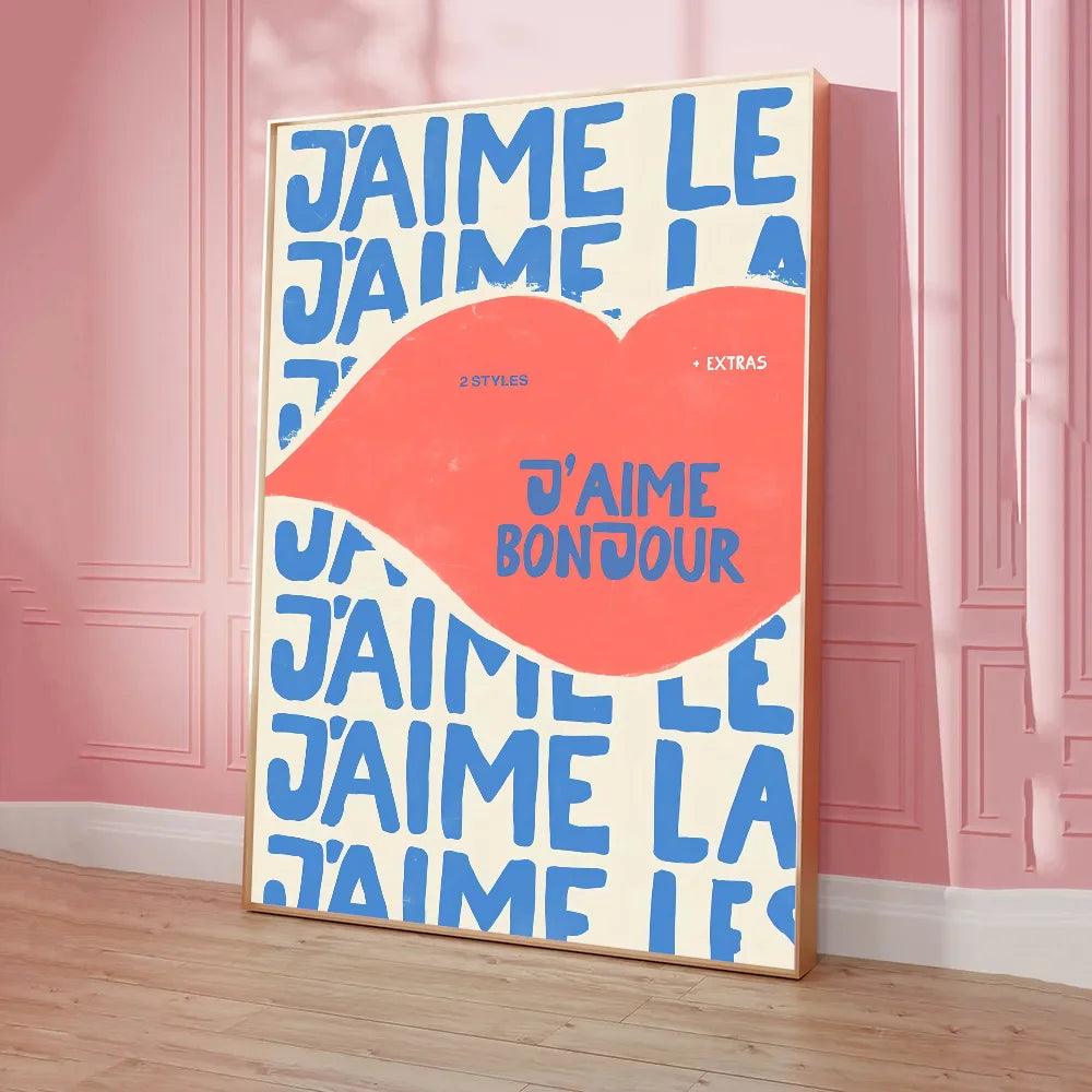 Maximalist Eclectic Love Quote Poster