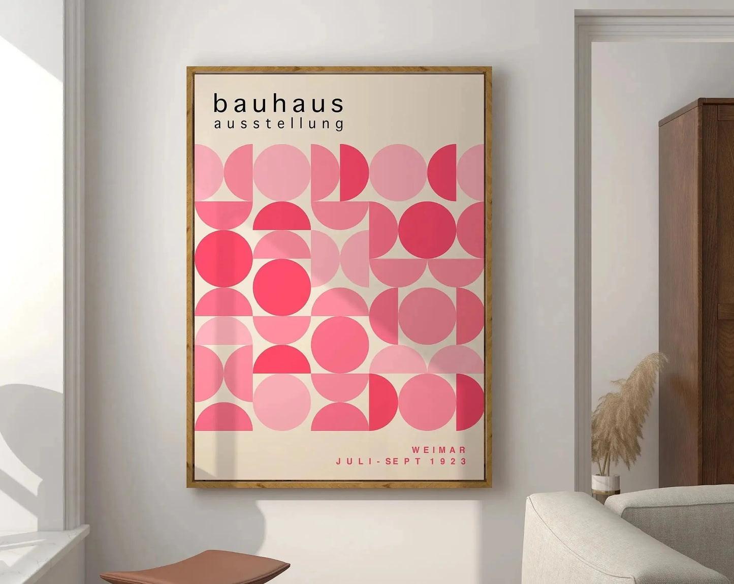 Modernist Bauhaus Geometric Poster
