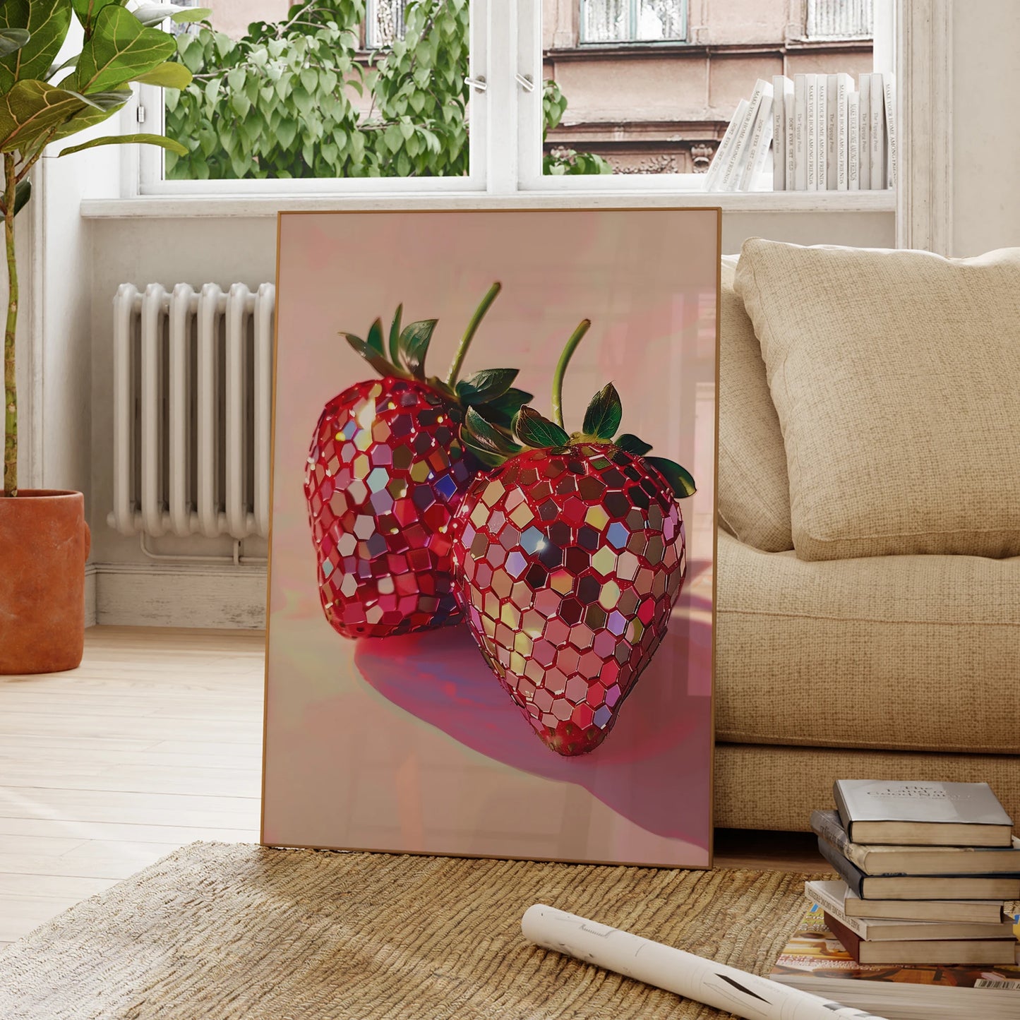 Disco Strawberries Pink