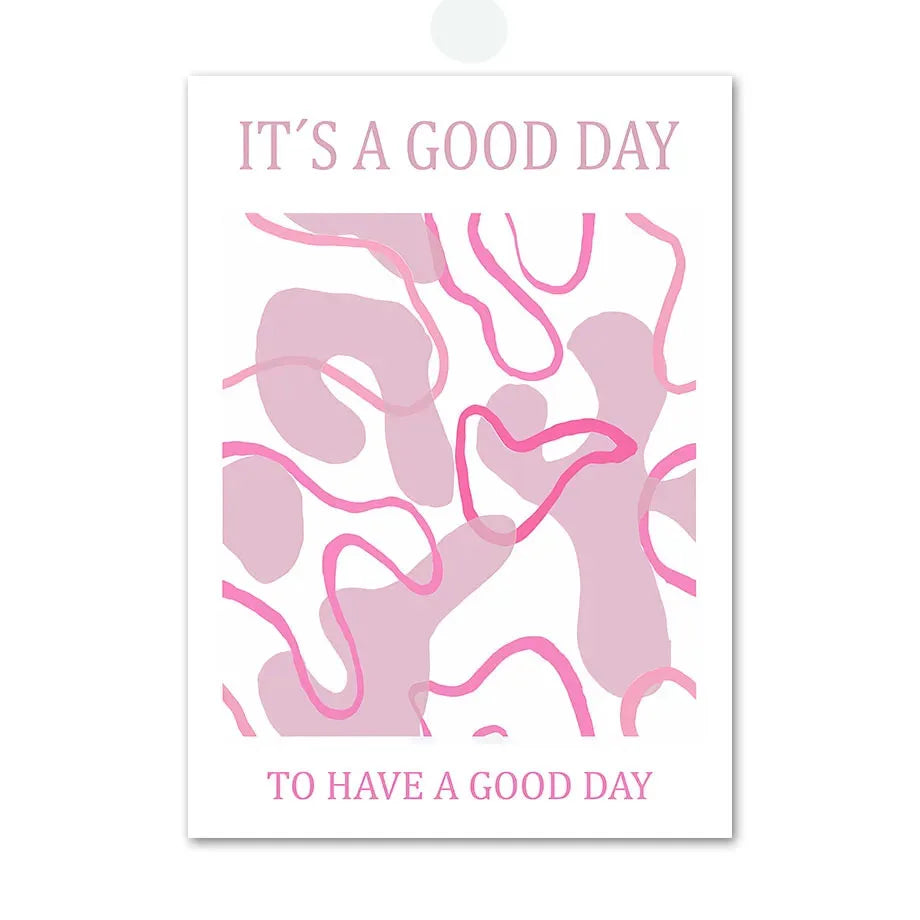 Pink Angel Number Poster