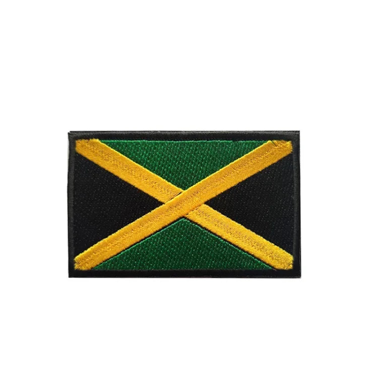 Flag Embroidery Patch Russia Spain Turkey France EU Tactical Military Patch Army Backpack Fabric Decoration Patches on Clothes