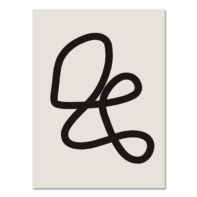 Abstract Boho Geometric Line Posters